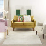 Nourison Essentials Solid Contemporary Ivory Beige 5' X 7' Area Rug , 5' X 7'