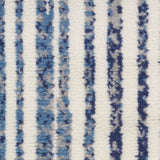 Nourison Grafix Modern Blue Grey 2' x 4' Area -Rug, Easy -Cleaning, Non Shedding, Bed Room, Living Room, Dining Room, Kitchen (2x4)