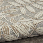 Nourison Aloha Indoor/Outdoor Natural 2'3" x 8' Area Rug, Easy Cleaning, Non Shedding, Bed Room, Living Room, Dining Room, Backyard, Deck, Patio (2x8)
