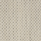 Nourison Courtyard Indoor/Outdoor Ivory/Silver 2'2" x 8' Area Rug, Easy Cleaning, Non Shedding, Bed Room, Living Room, Dining Room, Backyard, Deck, Patio (2x8)