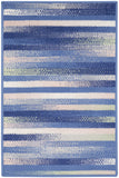 Nourison Whimsicle Abstract Blue Multicolor 2' x 3' Area Rug, Easy Cleaning, Non Shedding, Bed Room, Living Room, Dining Room, Kitchen (2x3)