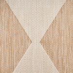 Nourison Positano Indoor/Outdoor Jute 4' x 6' Area Rug, Easy Cleaning, Non Shedding, Bed Room, Living Room, Dining Room, Backyard, Deck, Patio (4x6)