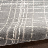 Nourison Jubilant Farmhouse Grey 2' x 4' Area -Rug, Easy -Cleaning, Non Shedding, Bed Room, Living Room, Dining Room, Kitchen (2x4)