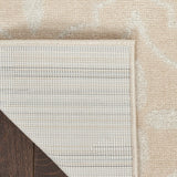 Nourison Essentials Indoor/Outdoor Ivory Beige 4' x 6' Area Rug, Easy Cleaning, Non Shedding, Bed Room, Living Room, Dining Room, Backyard, Deck, Patio (4x6)