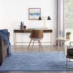 Nourison Essentials 5' x Square Navy Blue Outdoor Indoor/Outdoor Rug