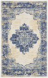 Nourison Grafix Traditional White 3' x 5' Area-Rug, Easy-Cleaning, Non Shedding, Bed Room, Living Room, Dining Room, Kitchen (3x5)