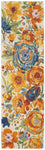Nourison Allur Modern Floral Ivory Multicolor 2'3" x 7'6" Area -Rug, Easy -Cleaning, Non Shedding, Bed Room, Living Room, Dining Room, Kitchen (2x8)" }