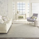 Nourison Positano Indoor-Outdoor Light Grey 5' x 7' Area Rug, Easy Cleaning, Non Shedding, Bed Room, Living Room, Dining Room, Backyard, Deck, Patio (5x7)