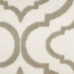 Nourison Jubilant 63x87 Indoor Transitional Fabric Rug in Ivory and Green