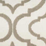 Nourison Jubilant 63x87 Indoor Transitional Fabric Rug in Ivory and Green
