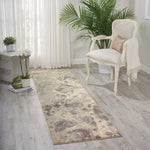 Nourison Somerset Modern Grey 2'3" x 8' Area -Rug, Easy -Cleaning, Non Shedding, Bed Room, Living Room, Dining Room, Kitchen (2x8)