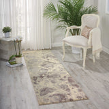 Nourison Somerset Modern Grey 2'3" x 8' Area -Rug, Easy -Cleaning, Non Shedding, Bed Room, Living Room, Dining Room, Kitchen (2x8)
