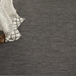 Nourison Positano 8' x Round Charcoal Fabric Modern Area Rug (8' Round)