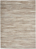Nourison Elation Abstract Ivory Grey 5'3" x 7'3" Area -Rug, Easy -Cleaning, Non Shedding, Bed Room, Living Room, Dining Room, Kitchen (5x7)