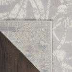 Nourison Whimsicle Floral Grey 4' x 6' Area Rug, Easy Cleaning, Non Shedding, Bed Room, Living Room, Dining Room, Kitchen (4x6)