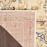 Nourison Grafix Center medallion Cream Multicolor 5'3" x 7'3" Area -Rug, Easy -Cleaning, Non Shedding, Bed Room, Living Room, Dining Room, Kitchen (5x7)