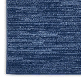 Nourison Essentials Indoor/Outdoor Navy Blue 2'2" x 10' Area Rug, Easy Cleaning, Non Shedding, Bed Room, Living Room, Dining Room, Backyard, Deck, Patio (2x10)