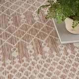 Nourison Positano Indoor/Outdoor Beige 5' x 7' Area Rug, Easy Cleaning, Non Shedding, Bed Room, Living Room, Dining Room, Deck, Backyard, Patio (5x7)