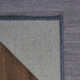 Nourison Washable Essentials Modern Navy 2'2" x 10' Area Rug, Non Shedding, Bed Room, Living Room, Dining Room, Kitchen (2x10)