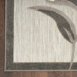 Nourison Aloha Beige 2' x 6' Area Rug Easy Clean, Non Shedding, Bed Room, Living Room, Dining Room, Kitchen (6' Runner)