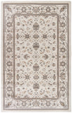 Nourison Serenity Home Vintage Ivory Mocha 3'11" x 5'11" Area -Rug, Easy -Cleaning, Non Shedding, Bed Room, Living Room, Dining Room, Backyard, Deck, Patio (4x6)