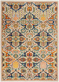 Nourison Allur Traditional Ivory/Multi 3' x 5' Area-Rug, Easy-Cleaning, Non Shedding, Bed Room, Living Room, Dining Room, Kitchen (3x5)