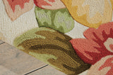 Nourison Fantasy Floral Cream 3'6'' x 5'6'' Area-Rug, Easy-Cleaning, Non Shedding, Bed Room, Living Room, Dining Room, Kitchen (3x5)