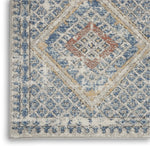 Nourison Concerto Vintage Blue/Ivory 2'2" x 7'6" Area -Rug, Easy -Cleaning, Non Shedding, Bed Room, Living Room, Dining Room, Kitchen (2x8)