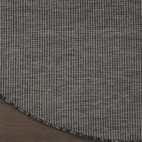 Nourison Positano 8' x Round Charcoal Fabric Modern Area Rug (8' Round)