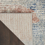 Nourison Concerto Abstract Ivory/Multi 2'2" x 7'6" Area -Rug, Easy -Cleaning, Non Shedding, Bed Room, Living Room, Dining Room, Kitchen (2x8)
