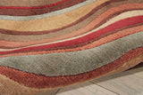 Nourison Somerset 24x33 Rectangle Fabric Area Rug in Multi-Color Finish