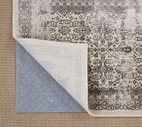 Nourison RugLoc Grey 8'6" x 11'6" Non-Slip Rug Pad, (9x12)