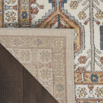 Nourison Concerto Bohemian Ivory/Multi 3'9" x 5'9" Area -Rug, Easy -Cleaning, Non Shedding, Bed Room, Living Room, Dining Room, Kitchen (4x6)
