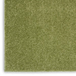 Nourison Essentials Indoor/Outdoor Green 2'2" x 7'6" Area Rug, Easy Cleaning, Non Shedding, Bed Room, Living Room, Dining Room, Backyard, Deck, Patio (2x8)