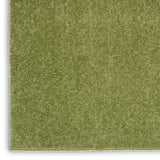 Nourison Essentials Indoor/Outdoor Green 2'2" x 7'6" Area Rug, Easy Cleaning, Non Shedding, Bed Room, Living Room, Dining Room, Backyard, Deck, Patio (2x8)