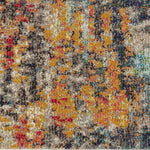 Nourison Celestial Multicolor 2'2" x 3'9" Area Rug, Abstract, Non Shedding, Easy Cleaning Bed Room, Living Room, Dining Room, Kitchen, (2' x 4')