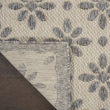 Nourison Palamos Indoor/Outdoor Cream 2'2" x 7'6" Area Rug, Easy-Cleaning, Non Shedding, Bed Room, Living Room, Dining Room, Backyard, Deck, Patio (2x8)