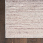 Nourison Washable Essentials Modern Ivory Mocha 2' x 6' Area Rug, Non Shedding, Bed Room, Living Room, Dining Room, Kitchen (2x6)