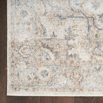 Nourison Astra Machine Washable Bohemian Silver Grey 5'3" x 7' Area Rug, Easy Clean, Non Shedding, Bed Room, Living Room, Dining Room, Kitchen (5x7)