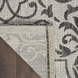 Nourison Garden Party Ivory/Charcoal 2' x 4' Area Rug, 2'2" x 3'9"