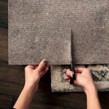Nourison RugLoc Basic Grey 4'8" x 7'6" Non-Slip Rug Pad, (5x8)
