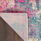 Nourison Passion Modern Ivory Multicolor 8' x Square Area -Rug, Easy -Cleaning, Non Shedding, Bed Room, Living Room, Dining Room, Kitchen (8 Square)