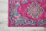 Nourison Passion Fuchsia 1'10" x 6' Area -Rug, Boho, Traditional, Easy -Cleaning, Non Shedding, Bed Room, Living Room, Hallway, (6' Runner)
