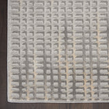 Nourison Solace Contemporary Abstract Grey/Beige 2'3" x 7'3" Area Rug, Easy Cleaning, Non Shedding, Bed Room, Living Room, Dining Room, Kitchen, (7' Runner)