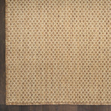 Nourison Courtyard Jute 2' x 6' Area Rug - Easy Clean, Non Shedding, Bed Room, Living Room, Dining Room, Kitchen (6' Runner)