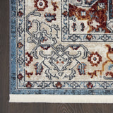 Nourison Geneva Multicolor 2'2" x 3'9" Area Rug, Vintage, French Country, Easy Cleaning, Non Shedding, Bed Room, Living Room, Dining Room, Kitchen, (2' x 4')