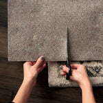 Nourison RugLoc Grey 3'4" x 5' Non-Slip Rug Pad, (3x5)