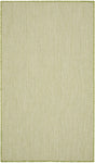 Nourison Courtyard Indoor/Outdoor Ivory Green 3' x 5' Area -Rug, Easy -Cleaning, Non Shedding, Bed Room, Living Room, Dining Room, Kitchen (3x5)