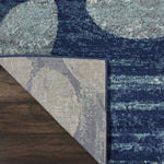 Nourison TRA01 Tranquil Modern Distressed Navy/Light Blue Area Rug Runner 2'3" X 7'3"