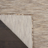 Nourison Positano Beige 2' x 6' Area Rug Easy Clean, Non Shedding, Bed Room, Living Room, Dining Room, Kitchen (6' Runner)